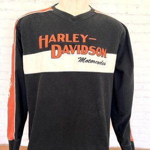 Harley-Davidson Motorcycles  - Pullover V-Neck Sweatshirt - Size XL